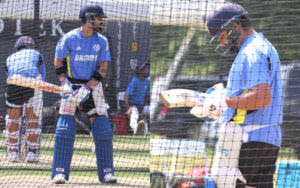 Virat Kohli and Rohit Sharma in nets ahead of Pakistan clash